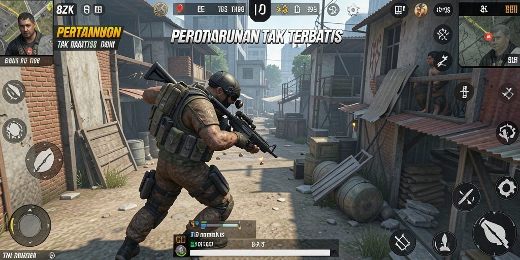 Tampilan gameplay seru dan mendebarkan di 8ZK.
