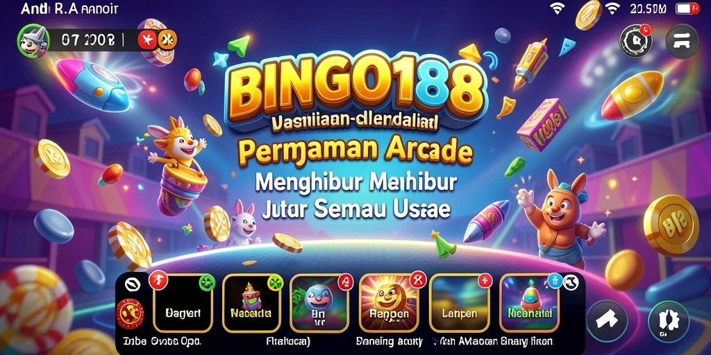 Screenshot gameplay BINGO188 yang penuh warna dan menarik