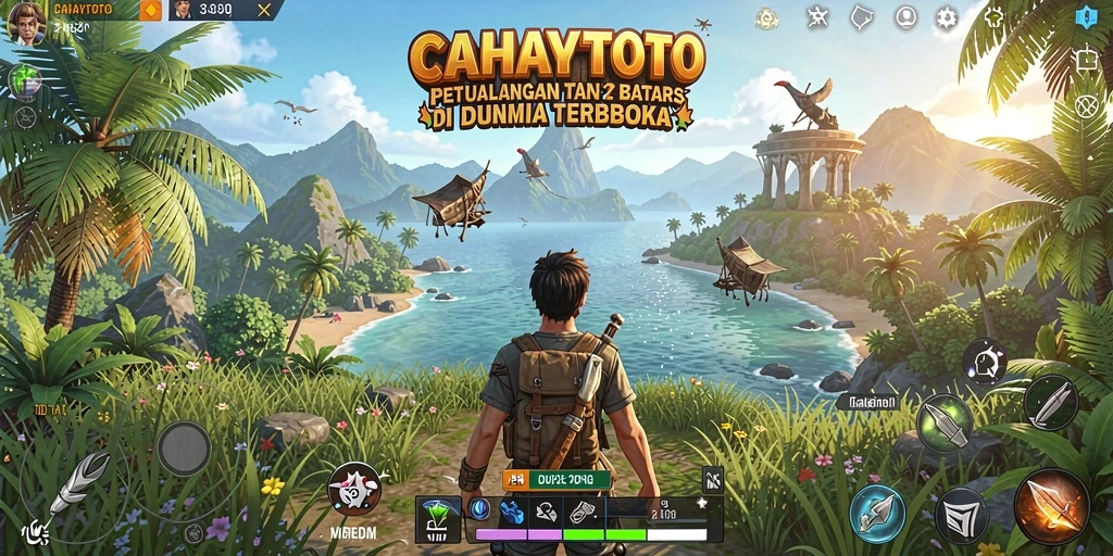 Screenshot gameplay menakjubkan CAHAYATOTO di dunia terbuka.