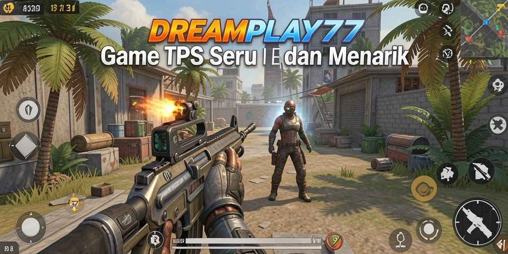 Screenshot gameplay TPS yang menampilkan aksi seru