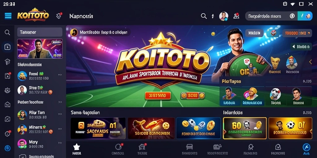 Tampilan gameplay hormati pengalaman taruhan olahraga.
