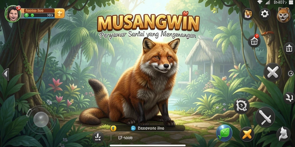 Screenshot gameplay MUSANGWIN yang menampilkan pengalaman bermain yang menyenangkan.