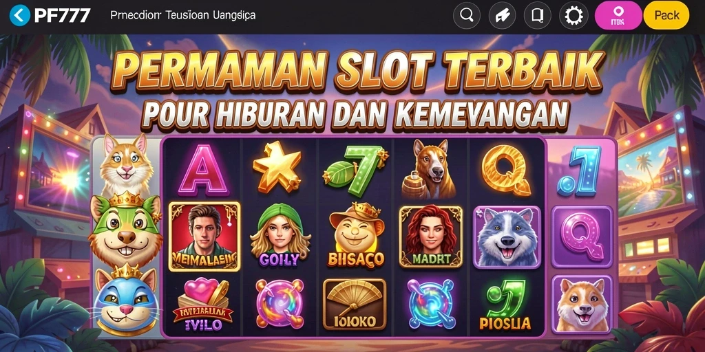 Tampilan gameplay Slot yang menggugah selera di PF777.