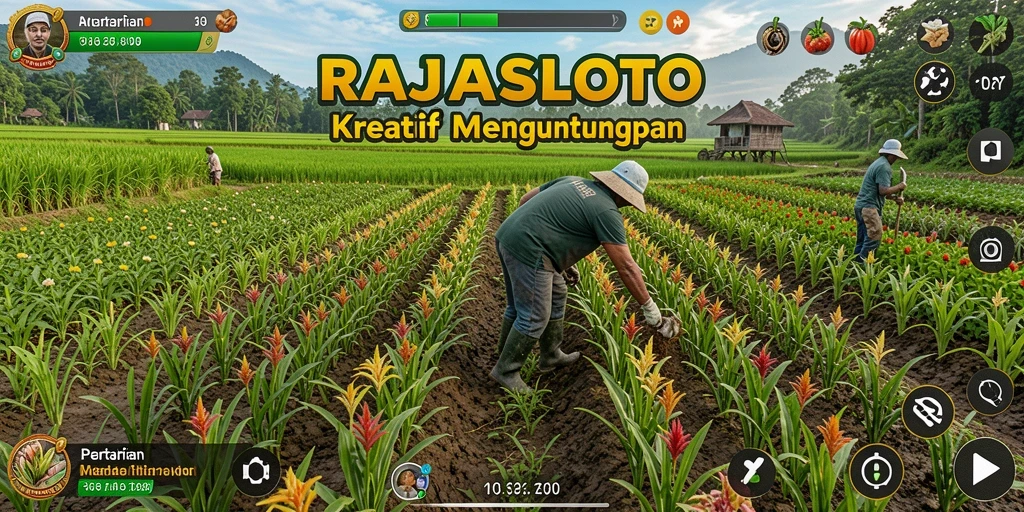Tampilan gameplay RAJASLOTO yang menawan dan interaktif.