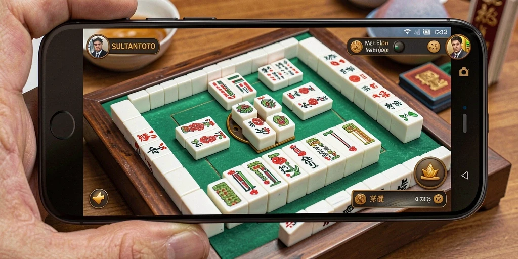 Screenshot gameplay SULTANTOTO menampilkan suasana Mahjong yang mendebarkan.