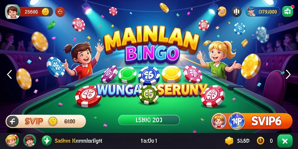 Tampilan menarik dari gameplay Bingo di SVIP6.