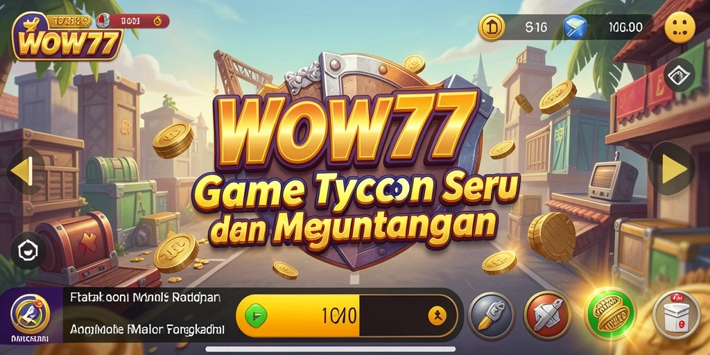 Tangkapan layar game WOW77 menampilkan gameplay Tycoon yang menarik.